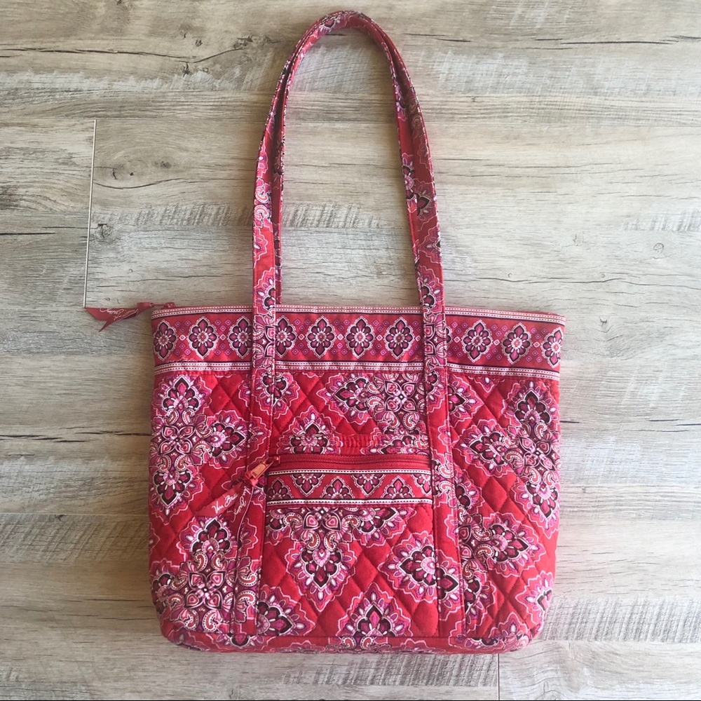 Vera Bradley Tote Bag Purse In Signature Cotton